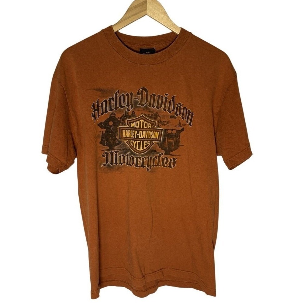 Harley Davidson Laconia New Hampshire Moose Graphic T-Shirt Biker Core Sz Large
